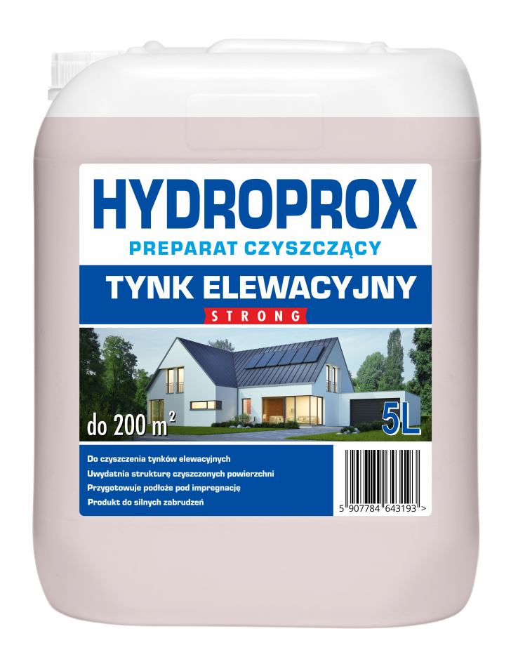 HYDROPROX czyszczenie tynk elewacyjny