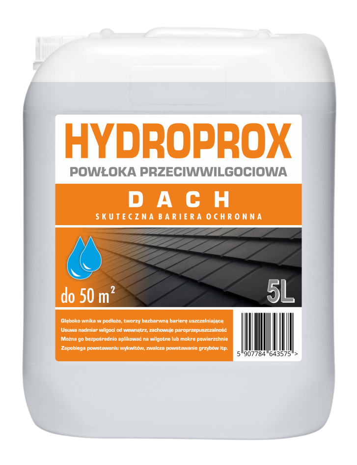 HYDROPROX impregnat przeciwwilgociowy dach