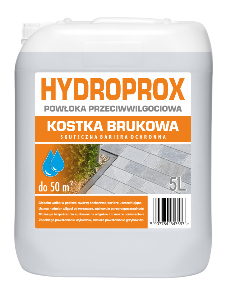 HYDROPROX impregnat przeciwwilgociowy kostka brukowa