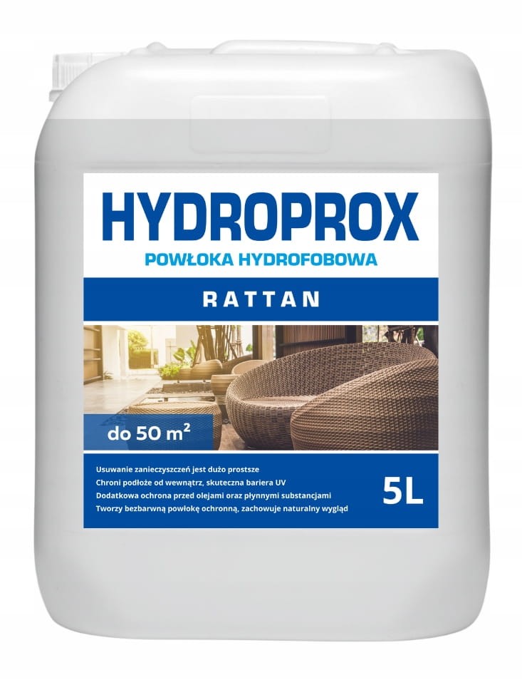HYDROPROX powłoka ochronna hydrofobowa rattan