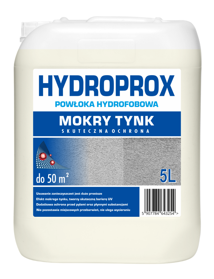 HYDROPROX powłoka ochronna mokry tynk elewacyjny