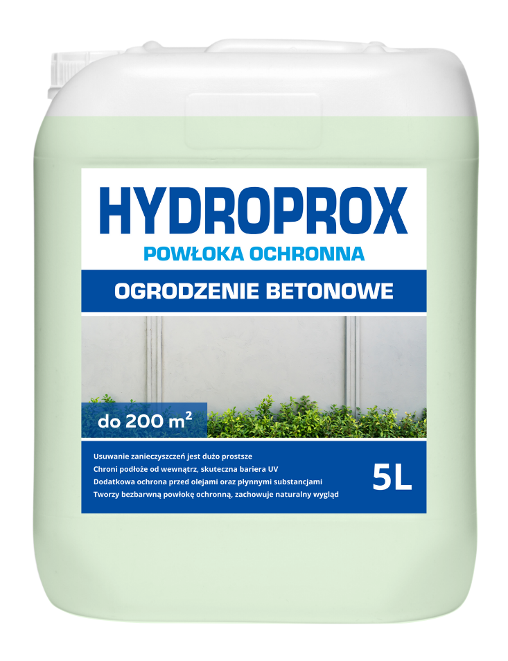 HYDROPROX powłoka ochronna ogrodzenie betonowe