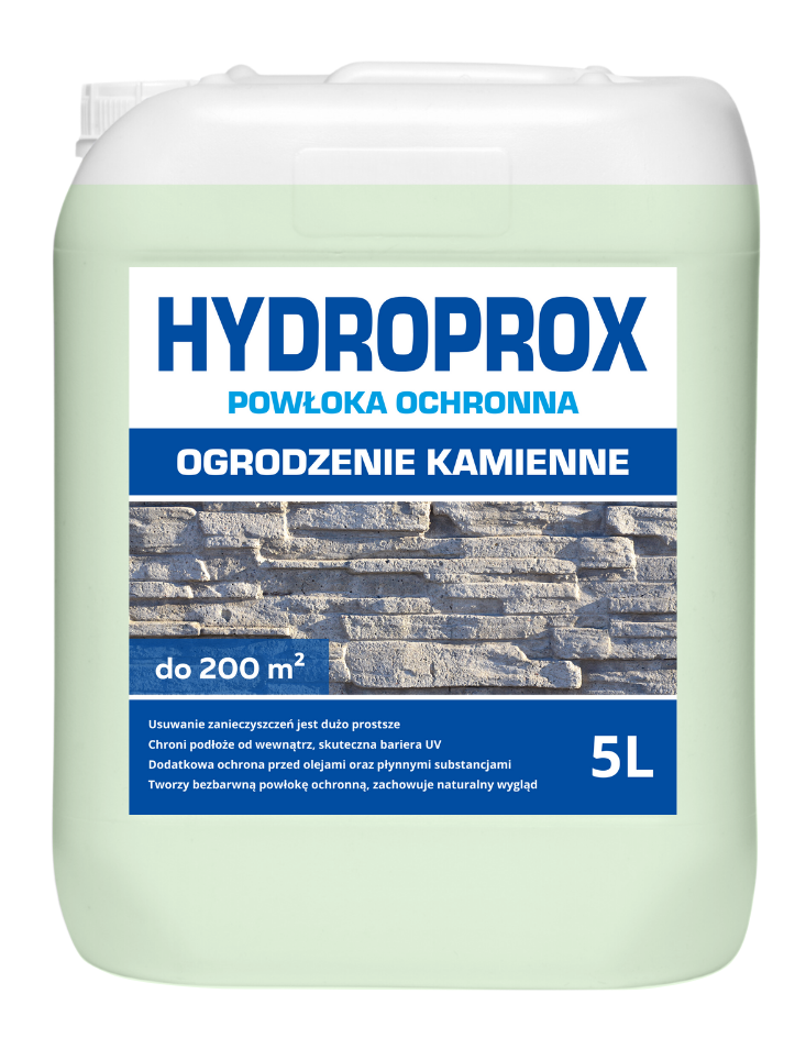 HYDROPROX powłoka ochronna ogrodzenie kamienne
