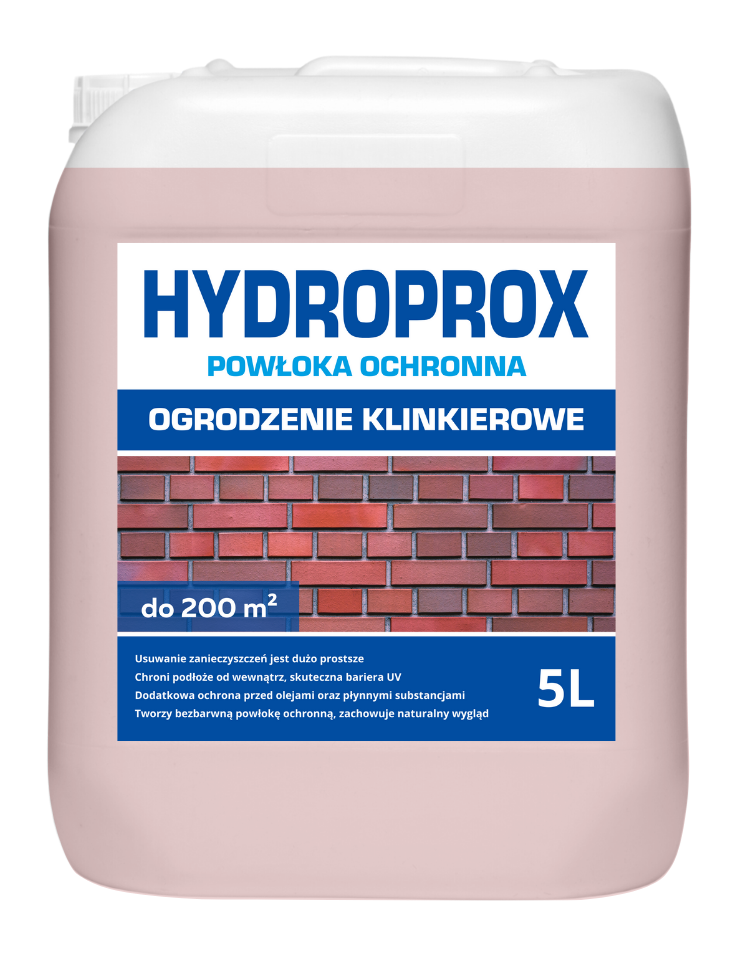 HYDROPROX powłoka ochronna ogrodzenie klinkierowe