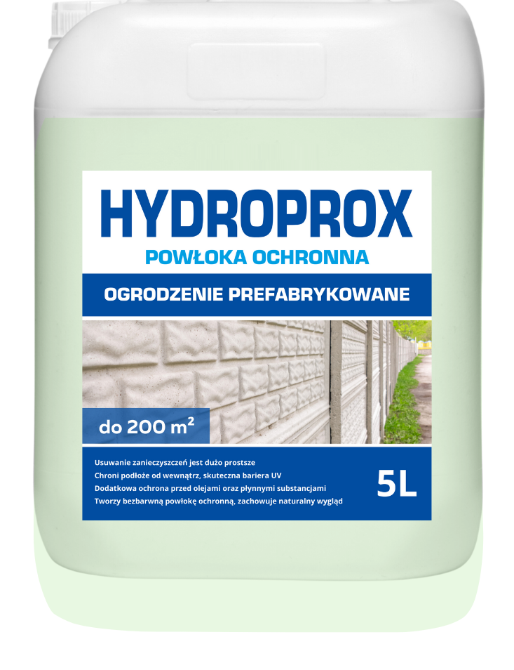 HYDROPROX powłoka ochronna ogrodzenie prefabrykowane