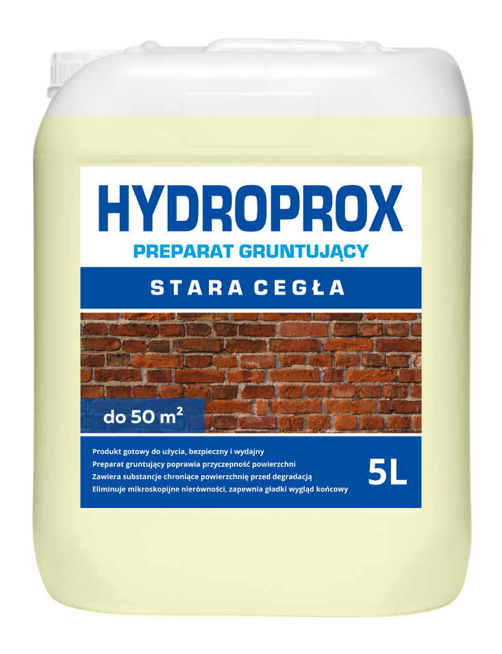 HYDROPROX preparat gruntujący stara cegła