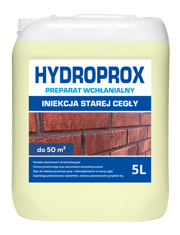 HYDROPROX preparat wchłanialny iniekcja stara cegła