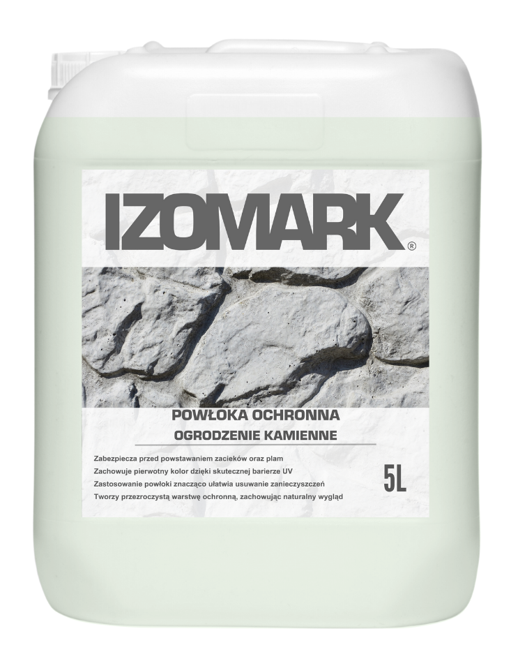 IZOMARK powłoka ochronna ogrodzenie kamienne