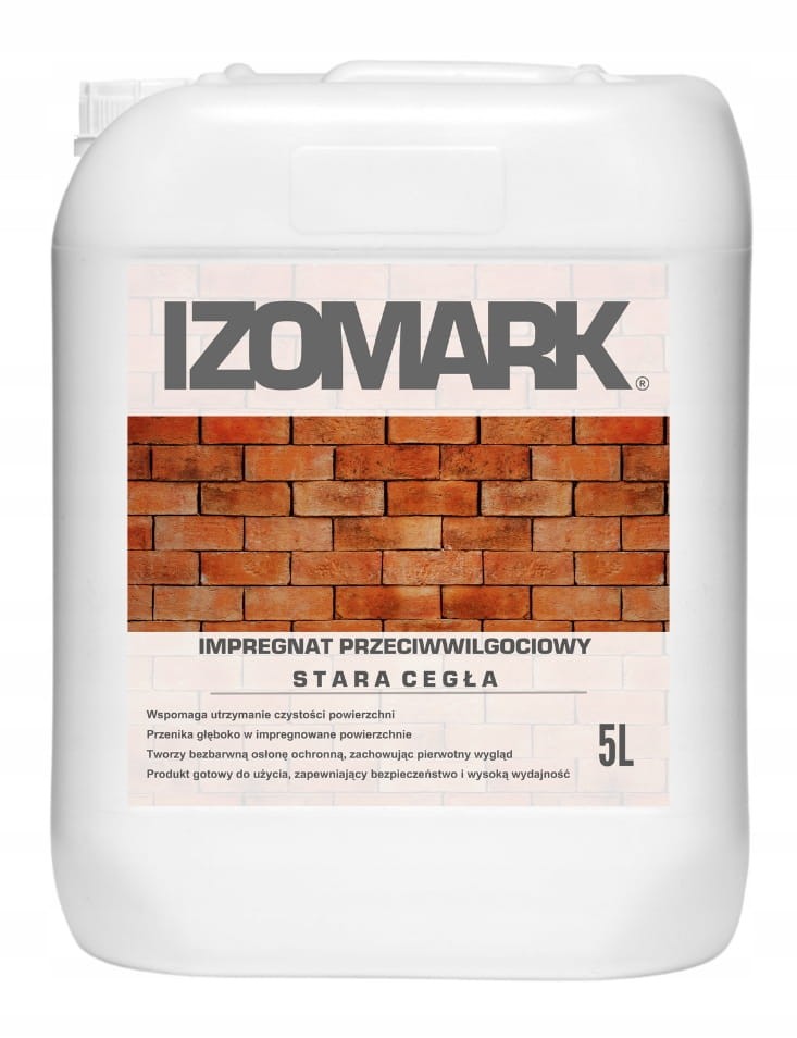 IZOMARK powłoka ochronna przeciwwilgociowa stara cegła